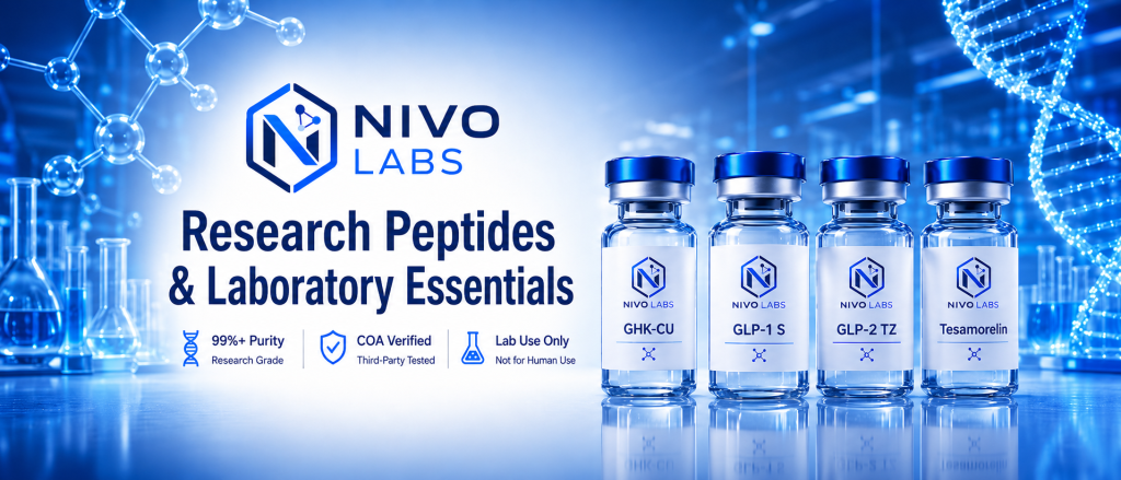 Nivo Labs research peptides and laboratory essentials